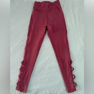 Victoria's Secret Deep Pink Leggings